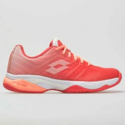 Lotto Mirage 300 II Speed Women's Red Fluo/All White/Vivid Rose -Holabird Sports Elegant Shop 116004 3