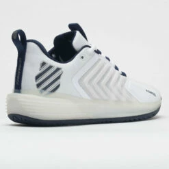 K-Swiss Ultrashot 3 Men's White/Peacoat/Silver -Holabird Sports Elegant Shop 116120 6