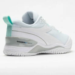 Diadora Speed Blushield 5 Club Women's White/White/White -Holabird Sports Elegant Shop 116160 6