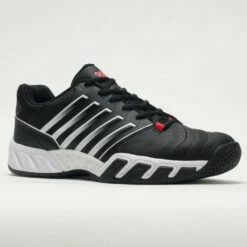 K-Swiss Bigshot Light 4 Men's Black/White Poppy Red -Holabird Sports Elegant Shop 116387 5