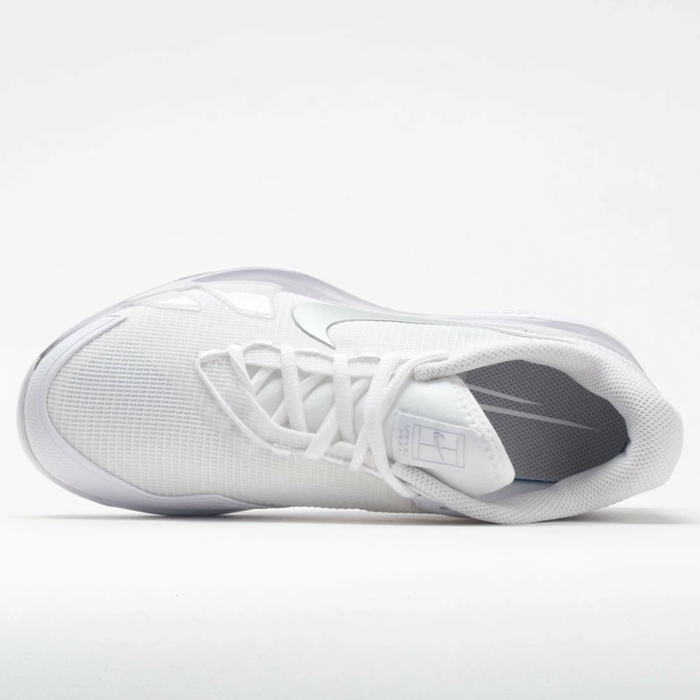 Nike Air Zoom Vapor Pro Women's White/Metallic Silver 5 Nike Air Zoom Vapor Pro Women's White/Metallic Silver - Image 3