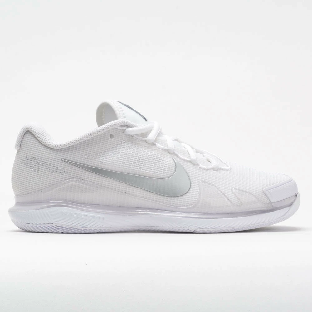 Nike Air Zoom Vapor Pro Women's White/Metallic Silver 3 Nike Air Zoom Vapor Pro Women's White/Metallic Silver