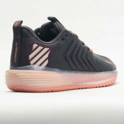 K-Swiss Ultrashot 3 Women's Asphalt/Peach Amber/White -Holabird Sports Elegant Shop 116653 6