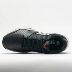 K-Swiss Court Express Men's Jet Black/White/Spicy Orange 10 K-Swiss Court Express Men's Jet Black/White/Spicy Orange -Holabird Sports Elegant Shop 116677 2