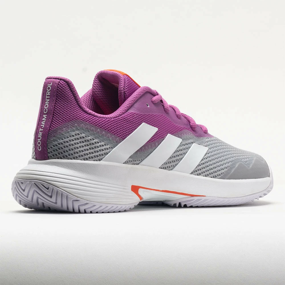 Adidas CourtJam Control Women's Semi Pulse Lilac/White/Grey 8 Adidas CourtJam Control Women's Semi Pulse Lilac/White/Grey - Image 6