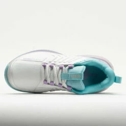 K-Swiss Ultrashot 3 Women's Brilliant White/Angel Blue/Sheer Lilac -Holabird Sports Elegant Shop 116899 2