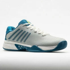 K-Swiss Hypercourt Express 2 Men's White/Celestial/Evening Primrose -Holabird Sports Elegant Shop 116914 5