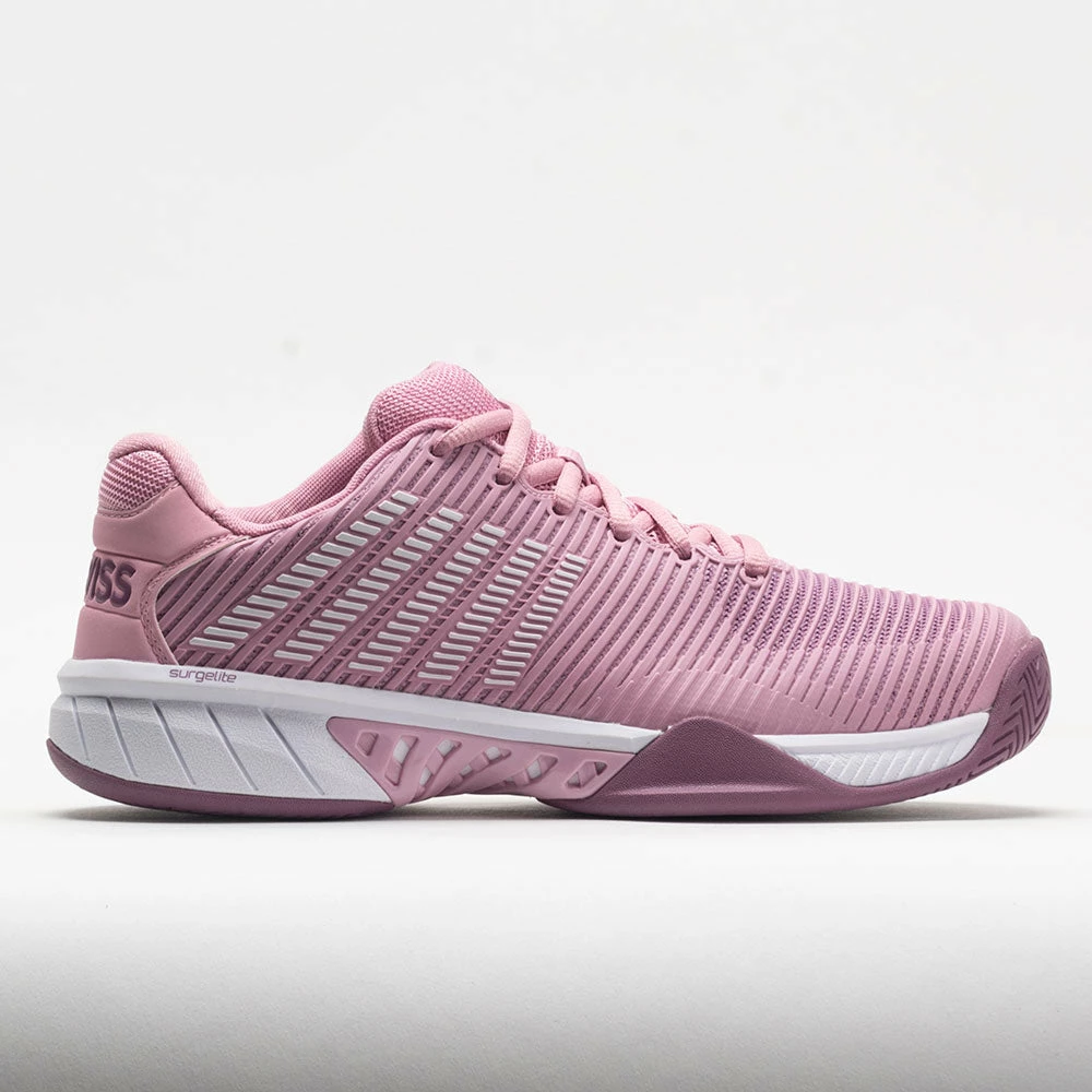 K-Swiss Hypercourt Express 2 Women's Cameo Pink/Grape Nectar/Orchid 3 K-Swiss Hypercourt Express 2 Women's Cameo Pink/Grape Nectar/Orchid