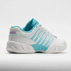 K-Swiss Bigshot Light 4 Women's Brilliant WhiteAngel Blue/Sheer Lilac -Holabird Sports Elegant Shop 116921 6
