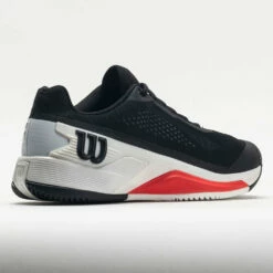Wilson Rush Pro 4.0 Men's Black/White/Poppy Red -Holabird Sports Elegant Shop 116934 6