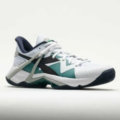 Diadora B.Icon 2 Clay Men's White/Black/Blue Corsair -Holabird Sports Elegant Shop 117018 5
