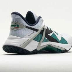 Diadora B.Icon 2 Clay Men's White/Black/Blue Corsair -Holabird Sports Elegant Shop 117018 6