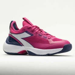 Diadora Finale Clay Women's Pink Yarrow/White/Blueprint -Holabird Sports Elegant Shop 117035 5