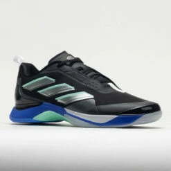Adidas AvaCourt Women's Black/Silver Metallic/Lucid Blue -Holabird Sports Elegant Shop 117043 5