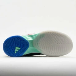 Adidas AvaCourt Women's White/Silver Metallic/Pulse Mint -Holabird Sports Elegant Shop 117045 4