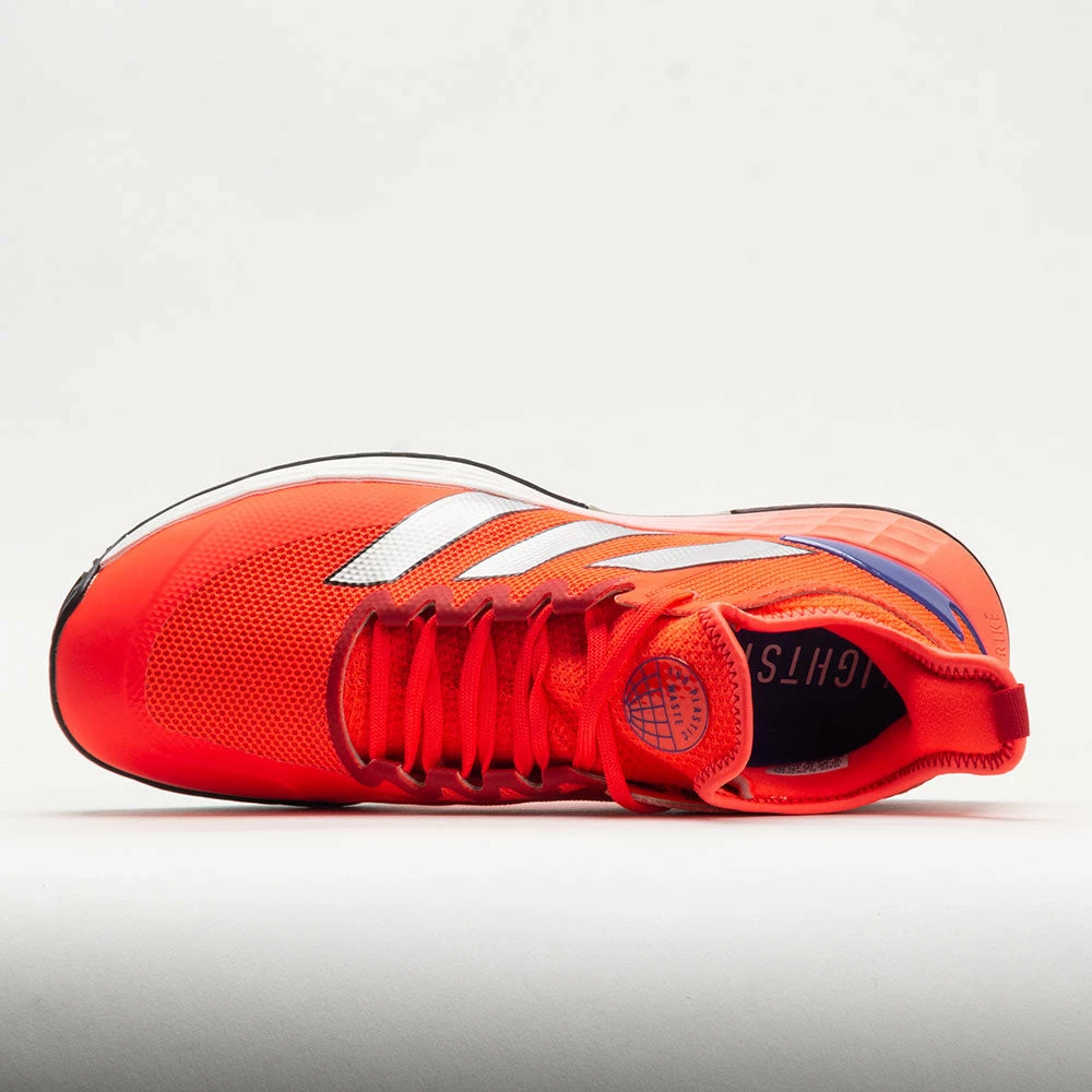 Adidas Adizero Ubersonic 4 Men's Solar Red/Metallic/Lucid Blue 5 Adidas Adizero Ubersonic 4 Men's Solar Red/Metallic/Lucid Blue - Image 3