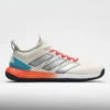 Adidas Adizero Ubersonic 4 Clay Men's Chalk White/Metallic/Blue -Holabird Sports Elegant Shop 117051 3