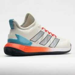 Adidas Adizero Ubersonic 4 Clay Men's Chalk White/Metallic/Blue -Holabird Sports Elegant Shop 117051 6