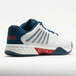 K-Swiss Hypercourt Express 2 Men's Blanc De Blanc/Blue Opal/Lollipop -Holabird Sports Elegant Shop 117125 6