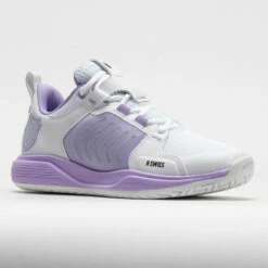 K-Swiss Ultrashot Team Women's White/Purple Rose/Moonless Night -Holabird Sports Elegant Shop 117137 5