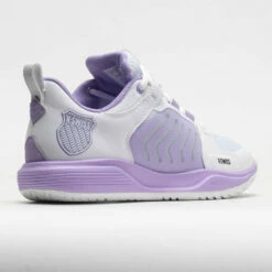 K-Swiss Ultrashot Team Women's White/Purple Rose/Moonless Night -Holabird Sports Elegant Shop 117137 6