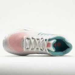 K-Swiss Hypercourt Express 2 Women's Blanc De Blanc/Nile Blue/Desert 10 K-Swiss Hypercourt Express 2 Women's Blanc De Blanc/Nile Blue/Desert -Holabird Sports Elegant Shop 117153 2