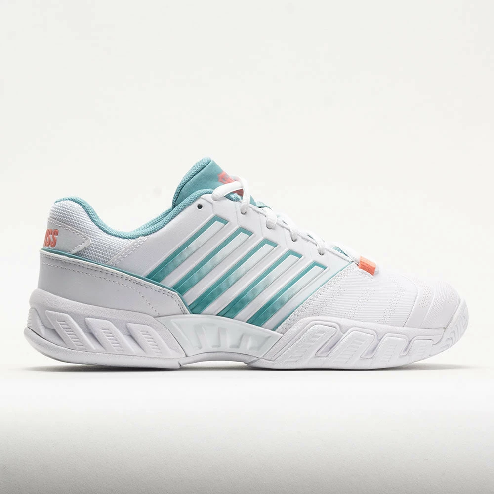 K-Swiss Bigshot Light 4 Women's White/Nile Blue/Desert Flower 3 K-Swiss Bigshot Light 4 Women's White/Nile Blue/Desert Flower