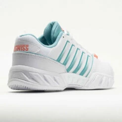 K-Swiss Bigshot Light 4 Women's White/Nile Blue/Desert Flower 13 K-Swiss Bigshot Light 4 Women's White/Nile Blue/Desert Flower -Holabird Sports Elegant Shop 117157 6