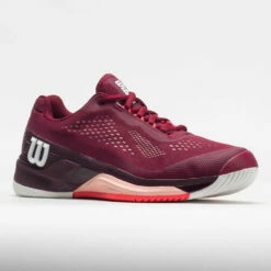 Wilson Rush Pro 4.0 Women's Beet Red/White/Tropical Peach -Holabird Sports Elegant Shop 117514 5