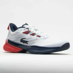 Lacoste AG-LT 23 Ultra Men's White/Red/Navy -Holabird Sports Elegant Shop 117601 5