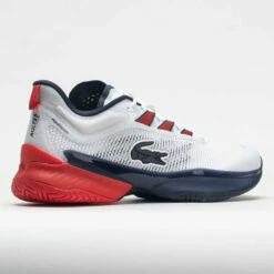 Lacoste AG-LT 23 Ultra Men's White/Red/Navy -Holabird Sports Elegant Shop 117601 6