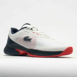 Lacoste Tech Point Men's Off White/Navy Blue -Holabird Sports Elegant Shop 117611 5