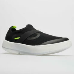 OOFOS OOmg Low Men's Black/White -Holabird Sports Elegant Shop 630897 5