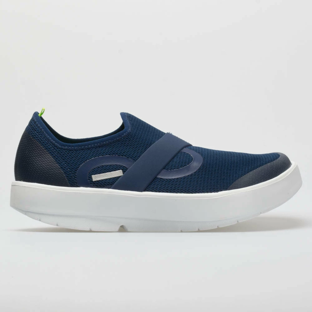 OOFOS OOmg Low Men's White/Navy 3 OOFOS OOmg Low Men's White/Navy