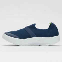 OOFOS OOmg Low Women's White/Navy -Holabird Sports Elegant Shop 631140 1