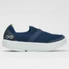 OOFOS OOmg Low Women's White/Navy -Holabird Sports Elegant Shop 631140 3