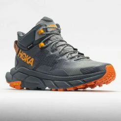 HOKA Trail Code GTX Men's Castlerock/Persimmon Orange -Holabird Sports Elegant Shop 631237 5