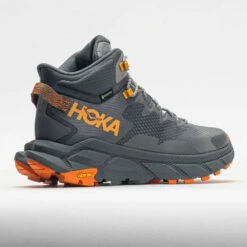 HOKA Trail Code GTX Men's Castlerock/Persimmon Orange -Holabird Sports Elegant Shop 631237 6
