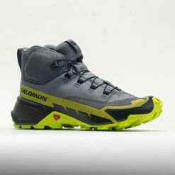 Salomon Cross Hike 2 Mid GTX Men's Quiet Shade/Acid Lime -Holabird Sports Elegant Shop 631364 5