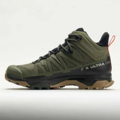 Salomon X Ultra 4 Mid GTX Men's Deep Lichen Green/Peat/Kelp -Holabird Sports Elegant Shop 631495 1